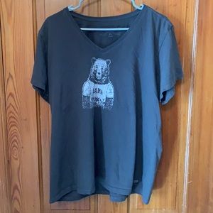 Iife is good: mama bear crusher T-shirt